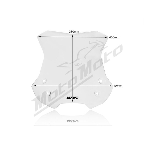 WRS TOURING Priekinis stiklas Skaidrus Suzuki DL 650 ABS 17-24