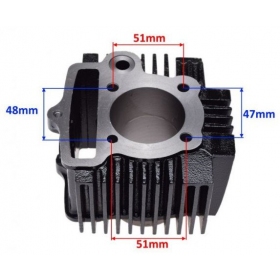 Cylinder kit MaxTuned ATV AC 120cc / Ø52,4 / PIN Ø13 4T