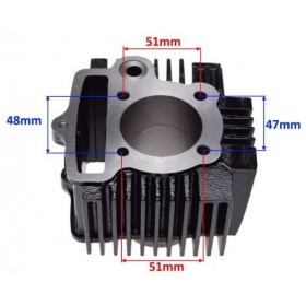 Cilindro komplektas MaxTuned ATV AC 120cc / Ø52,4 / PIN Ø13 4T