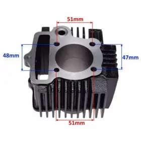 Cylinder kit MaxTuned ATV AC 120cc / Ø52,4 / PIN Ø13 4T