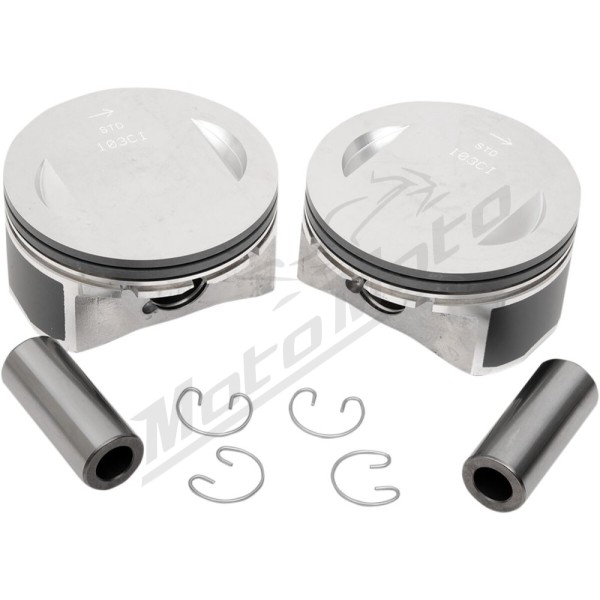 DRAG SPECIALTIES Stūmoklių komplektas ​​​​​​​Harley Davidson FLD / FLHR / FLHRC / FLHTCU / FLHTCUTG 1690cc 10-14