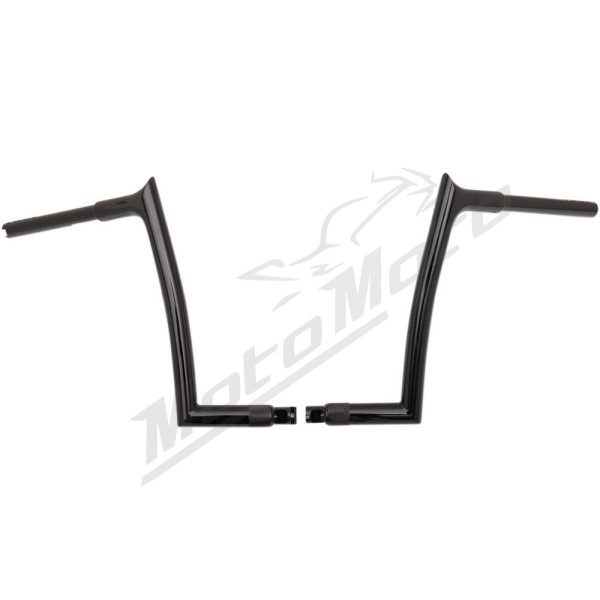 FAT BAGGERS INC. 1-1/4" EZ Install Pointed Top Ape Hanger Handlebar Black 32mm 89cm (30,5cm