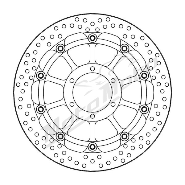 MOTO-MASTER Halo Racing  Front Floating Brake Disc BMW M / S 1000 21-26