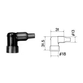 Spark plug cap NGK LB10EHAK