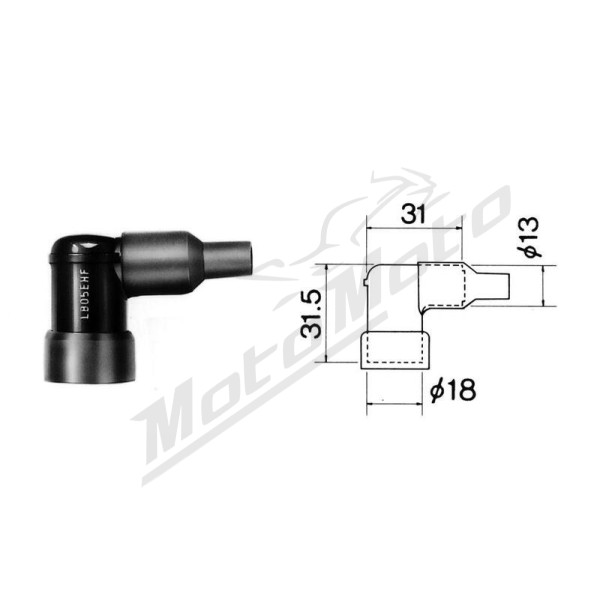 Spark plug cap NGK LB10EHAK