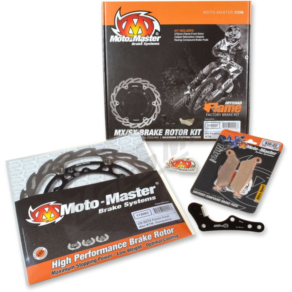 MOTO-MASTER Flame Floating Front Brake Kit Fantic / Yamaha 125-450 07-24