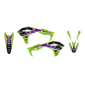 Blackbird Racing Grafikos rinkinys Dream 5 Kawasaki KX 250F 17-20 Žalia