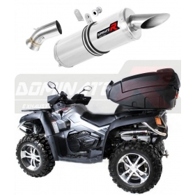 Exhaust silincer Dominator Round CF-MOTO X8 Terralander 800 V-Twin 2012-2016
