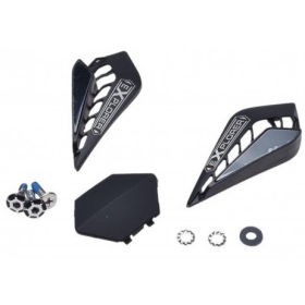 LS2 MX701 PEAK SCREWS+COVERS MATT BLACK