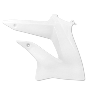 Radiator cover Right White Derbi Senda / Gilera RCR / SMT 50 11-17