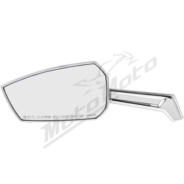 KURYAKYN Enygma chromuoti veidrodėliai Harley Davidson FLDE / XL / FLHX / FXSTB / FLSTSE 883/1868 08-26