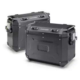 KAPPA Monokey Cam Side aluminum black storage boxes 37 / 48L