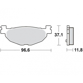 Brake pads MALOSSI MHR FT4078 / MCB768 SINTER SPORT