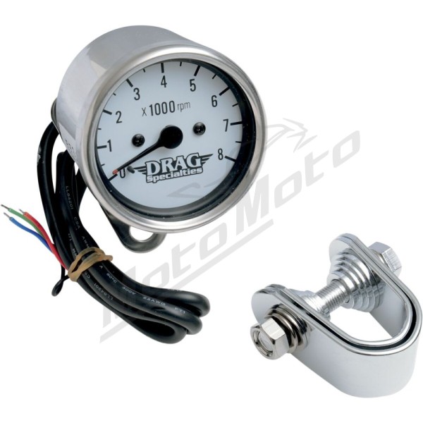 DRAG SPECIALTIES 2.4" Mini Electronic 8000 RPM Tachometer 61 mm