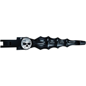 KURYAKYN Zombie Lever Set Black Harley Davidson FLD / FLHR / FLS / FLTR / FXDWG / XLH 883-1690 95-17