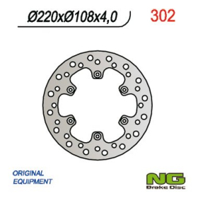 NG BRAKES Rear Fixed Brake Disc 220mm Fantic Caballero / Gary 50-125cc 95-99