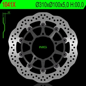 NG BRAKES 1041X plūduriuojantis stabdžių diskas SUZUKI GSX-R 750-1000 05-08