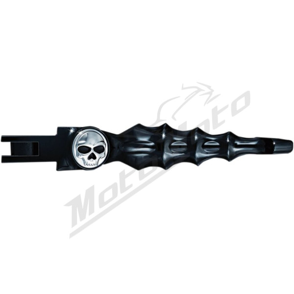 KURYAKYN Zombie Lever Set Black Harley Davidson FLD / FLHR / FLS / FLTR / FXDWG / XLH 883-1690 95-17
