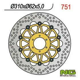 NG BRAKES Front Floating Brake Disc 310mm Honda CBR 900cc 98-99