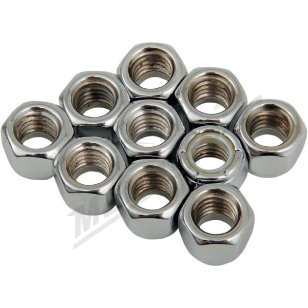 DRAG SPECIALTIES Replacement Insert Nuts M10 x 1.5 10pcs.