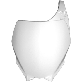 RACETECH Front Number Plate Yamaha YZ, TT-R 06-21 White