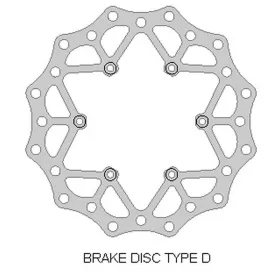 Delta braking rear disc (220x108,2x4mm) Beta 2T / 4T 125-480 13-21