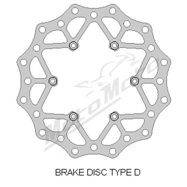 Delta braking rear disc (220x108,2x4mm) Beta 2T / 4T 125-480 13-21