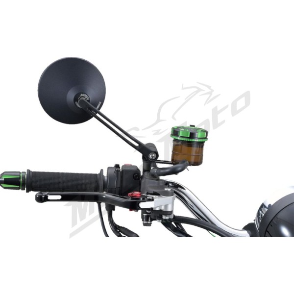 DAYTONA D-MIRROR-3 ROUND ROD Universal mirror M10 black 1pc