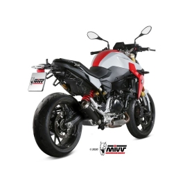 MIVV X-M1 Silencer - Steel Black/Stainless Steel BMW F 900 20-25