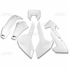 UFO Complete Plastic Kit White Husqvarna TX / TE / FE 125-501 17-19
