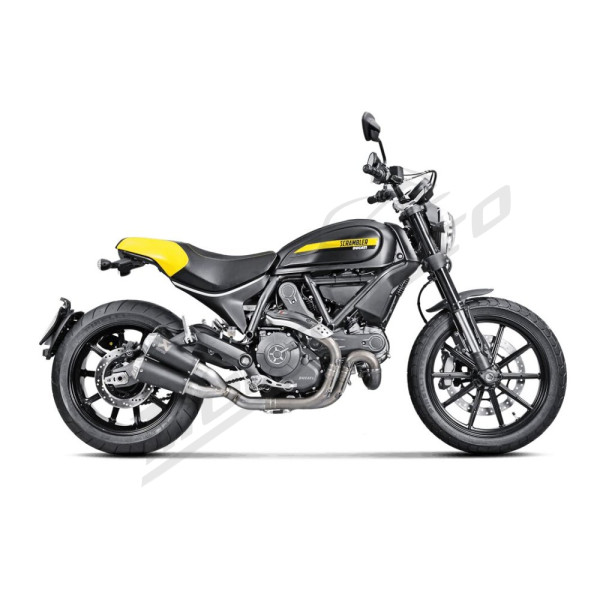 AKRAPOVIC Slip-On Line Muffler Titanium Ducati Monster / Scrambler 797-803 15-20