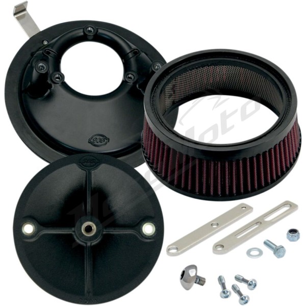 S&S CYCLE Super Stock™ Stealth Air Cleaner Kit Harley Davidson E / EL / ELF / F 883-1340cc 36-92
