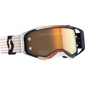 Off Road Scott Prospect Amplifier Orange/White Goggles (Mirrored Lens)