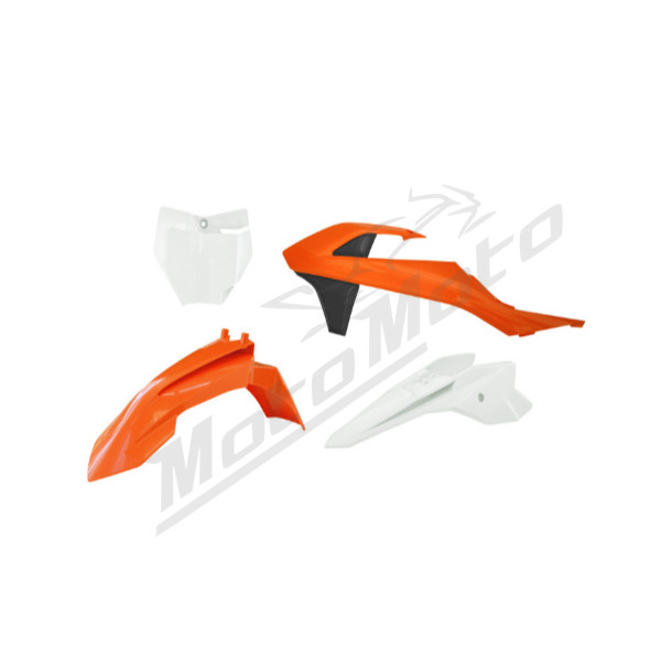 Racetech Plastic Set KTM SX / SX-E 16-24 Orange/Black/White