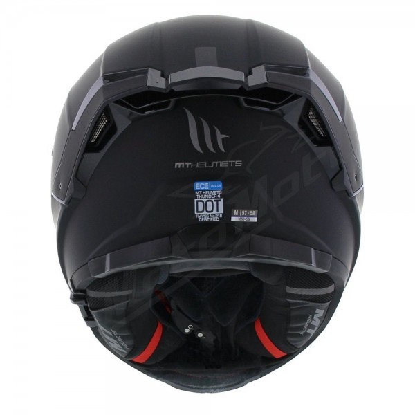 MT Thunder 4 SV Solid Matte Black Helmet