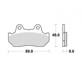 Brake pads MALOSSI MHR MCB544 SPORT