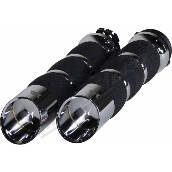 KHROME WERKS Edge Grips 25,4mm Harley Davidson FLD / FLH / FLHR / FLHT / FLS / FLSTC / FLSTS / FLTRI / FXD / FXRT / FXST / XL / XLH 500-1690 82-24