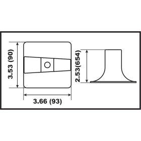 Perf anods variklio tvirtinimo dalis Yamaha