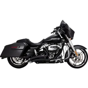 VANCE & HINES "Big Radius" išmetimo sistema Juoda Harley Davidson FLTRXSE / FLTRU / FLHXS / FLHT / FLHR 1750-1977cc 17-25