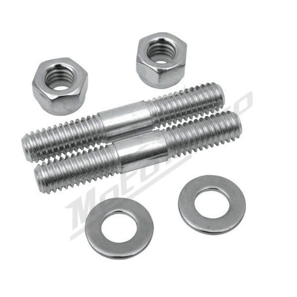 COLONY Fork Slider Bottom Cap Studs with Nuts Ø35 mm Harley Davidson FL / FLH / FLHC / FXD / FXS 1200/1800 77-13