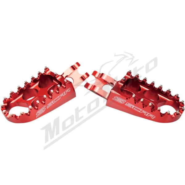 SCAR Standard Footpegs KAWASAKI KX 250-450X 06-26/HONDA CRF/CR 125-450 02-22