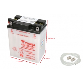 Battery 12N12A-4A-1 YUASA 12V 12.6Ah