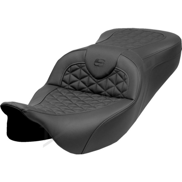 SADDLEMEN RoadSofa Tri Gripper Seat Harley Davidson FLHR / FLHR / FLHX / FLTRU / FLTRXSE 1584-1923 08-25