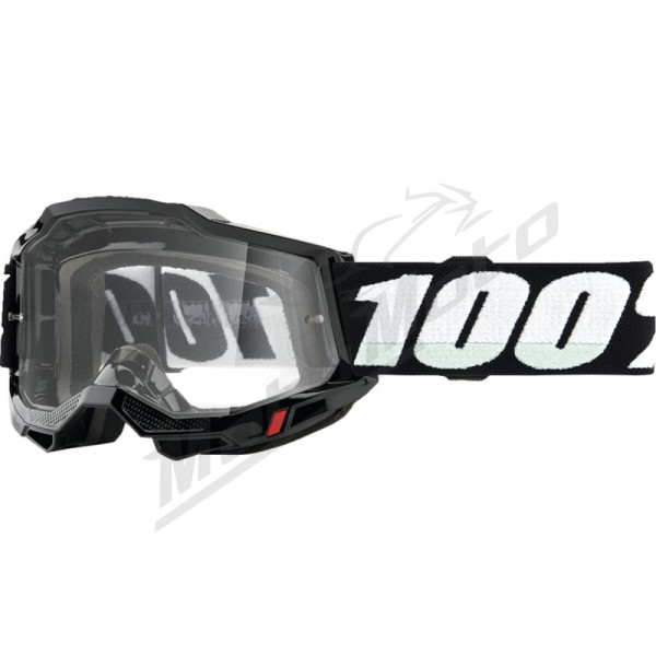100% Youth Accuri 2 Goggle (Clear Lens) Black