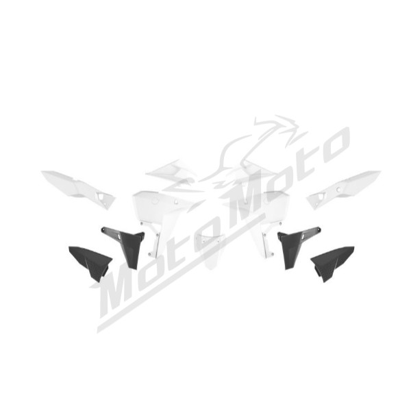 Racetech Plastic Set Kove X Pro / Rally 800 24-25 White/Black