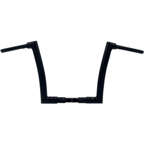 FAT BAGGERS INC. 1-1/2" EZ Install Flat Top Sharknose Handlebar Black 38mm 89cm (30,5cm)
