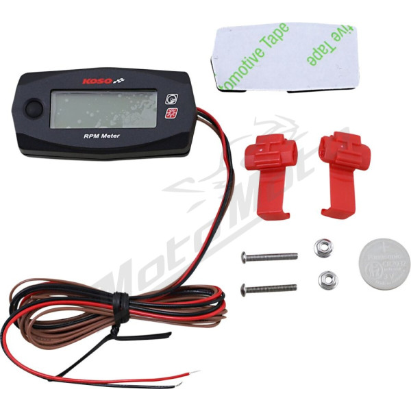 KOSO Universal Mini Tachometer 33,7 x 61,5 x 15,6 mm
