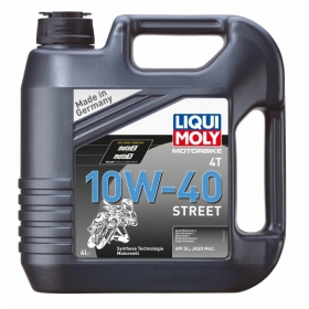 Alyva LIQUI MOLY MOTORBIKE 10W40 STREET Pusiau sintetinė - 4T - 4L