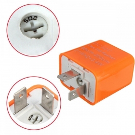 Flasher relay LED 12v (2x21w + 3.4w) 2contact pins ADJUSTABLE