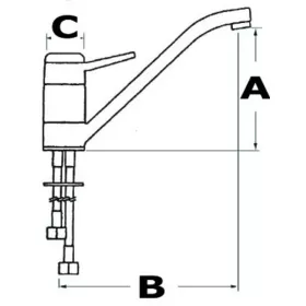 Osculati galley mixer Faucet